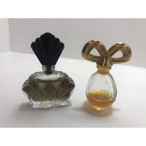 Vintage White Diamonds & Passion Elizabeth Taylor Parfum Mini Bottles .12oz